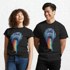 Κοντομάνικο Unisex T-Shirt Monkey Rainbow Puke