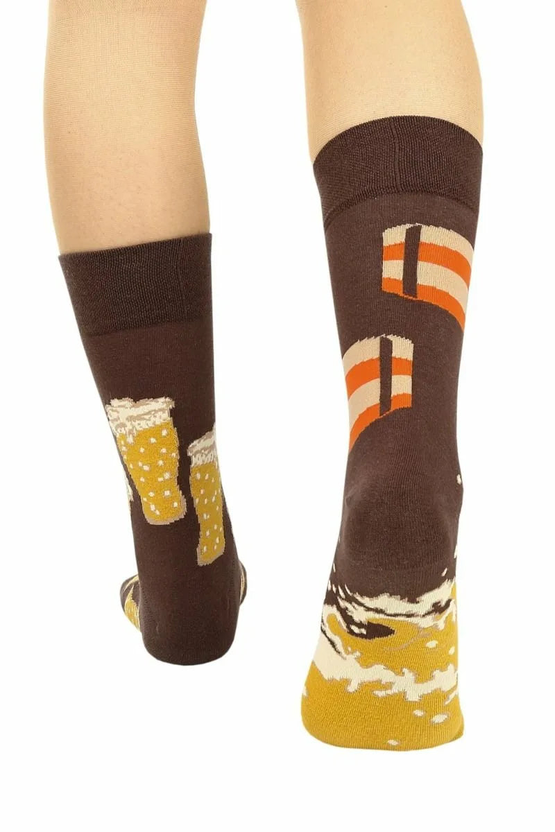 Unisex Fashion Κάλτσες "Bonami" BEER (Mismatched)