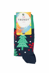 Χριστουγεννιάτικες Unisex "Trendy" Κάλτσες TREES