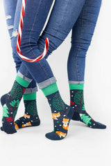 Χριστουγεννιάτικες Unisex "Trendy" Κάλτσες TREES