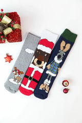Unisex Christmas Κάλτσες ARCTIC CIRCLE 3 ζευγάρια
