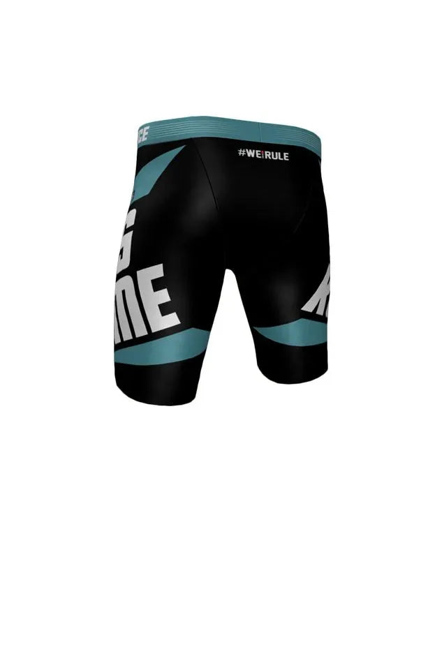 We Rule Cyan - Compression Shorts Anthrax Mashines