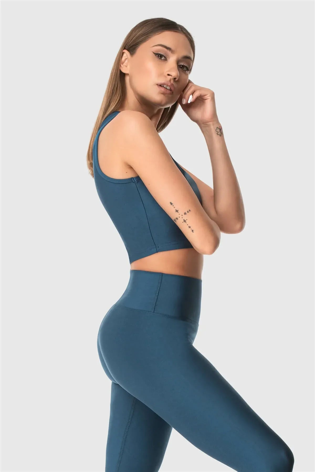 Crop Top Royal Blue Superstacy